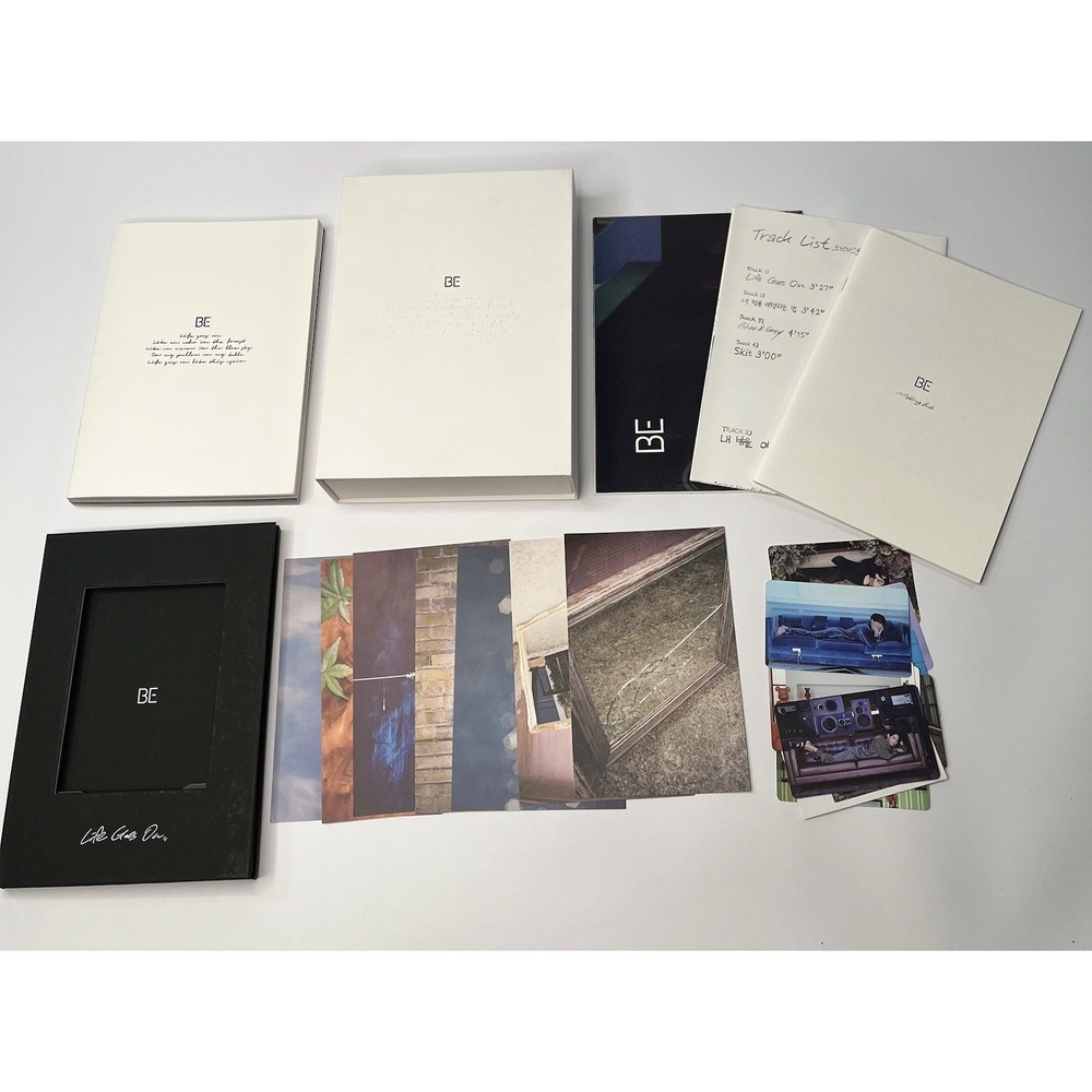 2020 BTS Be K-Pop Book 8 Photo Cards Polaroid 7 Picture Cards Poster Books Frame